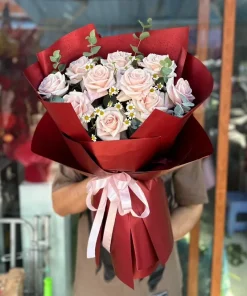 Bó hoa hồng sinh nhật – Em Bé - SSBHSN17
