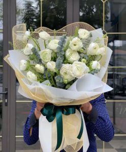 Bó Hoa Sinh nhật Mao lương trắng - SSBHSN10