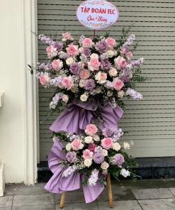 Lẵng hoa chúc mừng khai trương 2 tầng - SSKHKT68