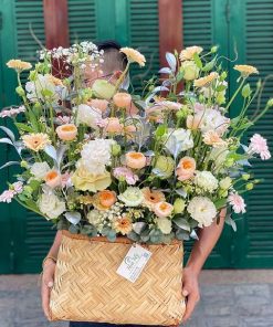 Giỏ Hoa Tặng Khai Trương Hiện Đại Sang Trọng -SSGHKT11
