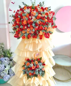 Kệ Hoa Chúc Mừng Thắng Lợi Vẻ Vang - SSKHKT12
