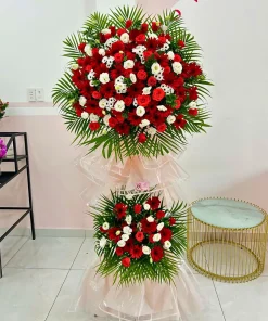 Kệ Hoa Khai Trương Khởi Đầu May Mắn - SSKHKT16