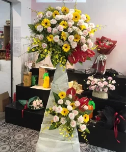 Kệ Hoa Khai Trương Hài Hoà - SSKHKT37