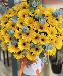 Lẵng hoa khai trương đồng tiền vàng thành công - SSLHKT17