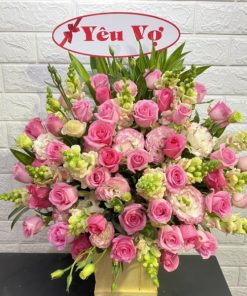 Giỏ hoa hồng tặng sinh nhật  - SSGHSN21