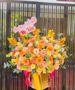 Giỏ hoa chúc mừng  - SSGHSN55