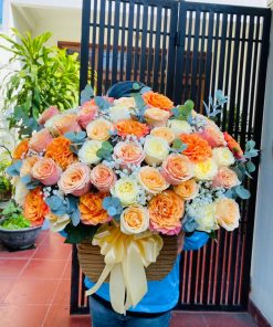 Giỏ hoa chúc mừng  - SSGHSN53