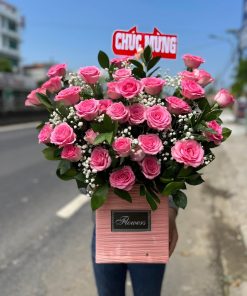Giỏ hoa chúc mừng  - SSGHSN52