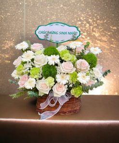 Giỏ hoa chúc mừng  - SSGHSN51